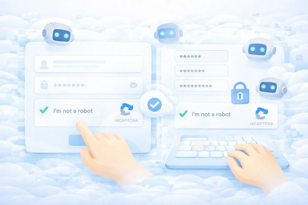 ระบบ reCAPTCHA ป้องกันการเข้าใช้งานโดยไม่ได้รับอนุญาต