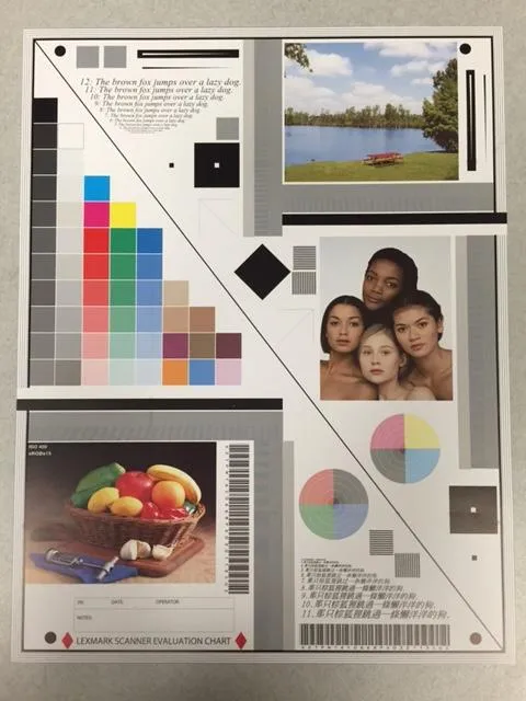 โหมดการสแกนเอกสารแบบภาพสี (Color Image)